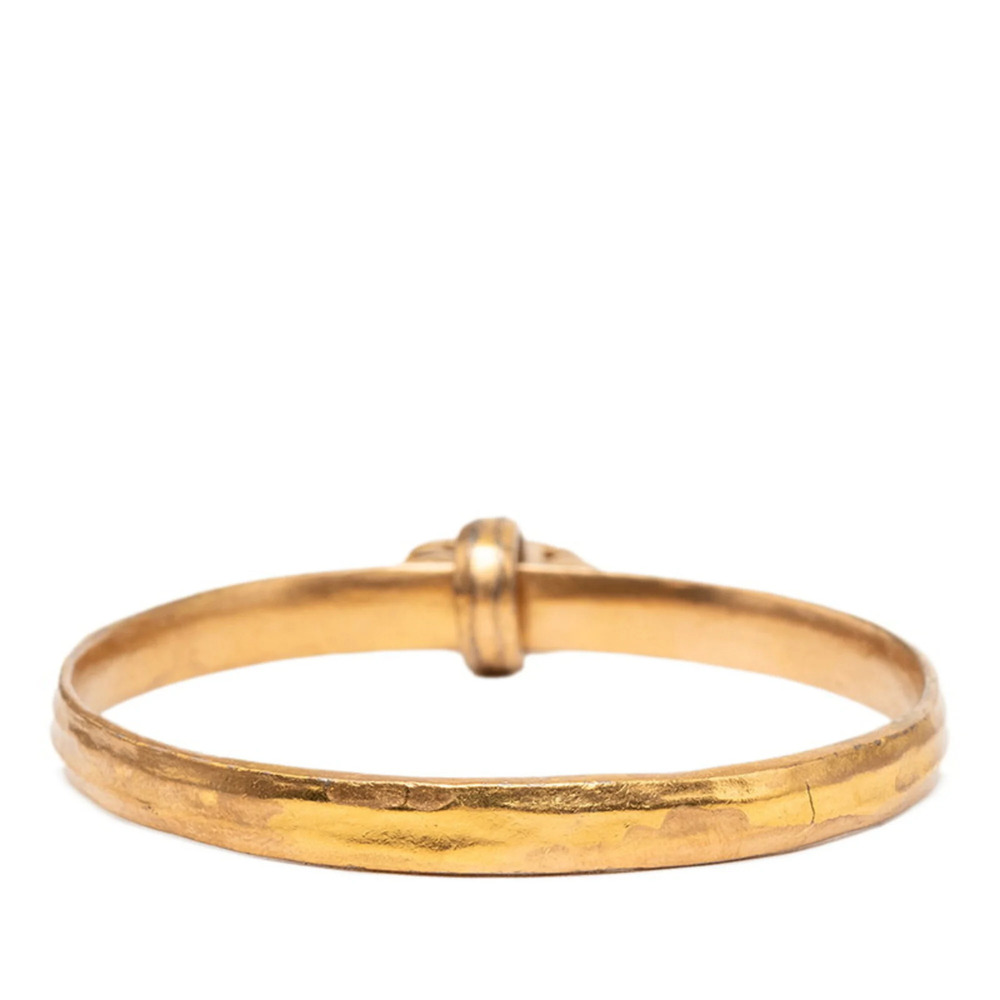 CHANEL Vintage Gold Logo Bracelet - Picture 3 of 4